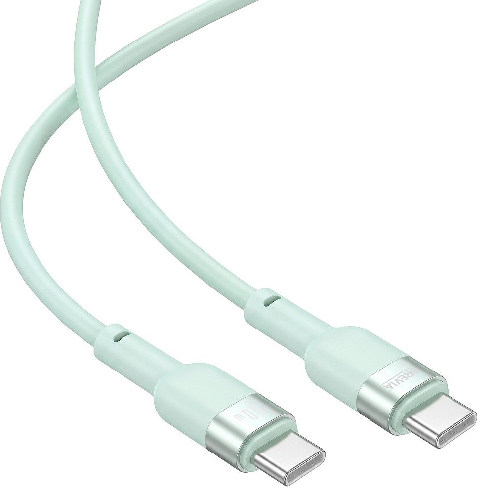 Кабель Brevia Type-C to Type-C 60W 1,2м, м'ятний box (52120MCCC1) Львів - фото 3