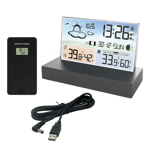 Беспроводная метеостанция с цветным дисплеем 5.9