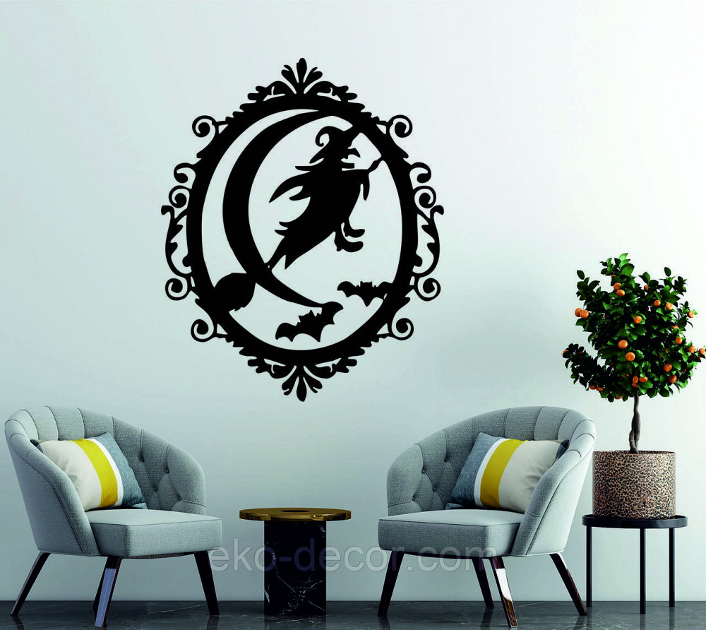 Декоративне настінне Панно «Відьма», Декор на стіну Київ - фото 2