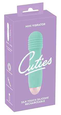 Мини-вибратор с рельефной головкой Cuties, мятный Sex Aura Киев