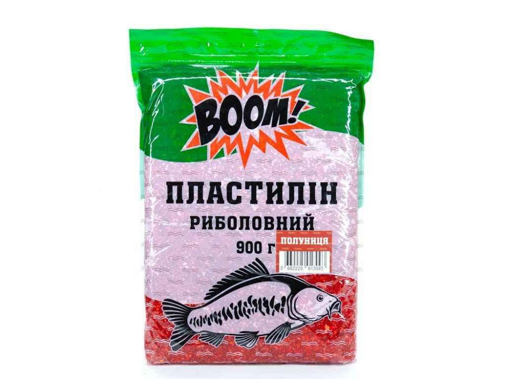 Пластилін Полуниця 900г ТМ BOOM Київ - фото 1