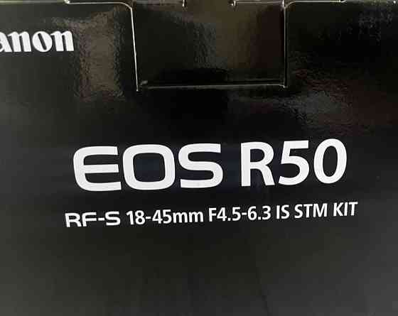 НОВИЙ Canon EOS R50 з об'єктив + RF-S 18-45mm f/4.5-6.3 IS STM Киев