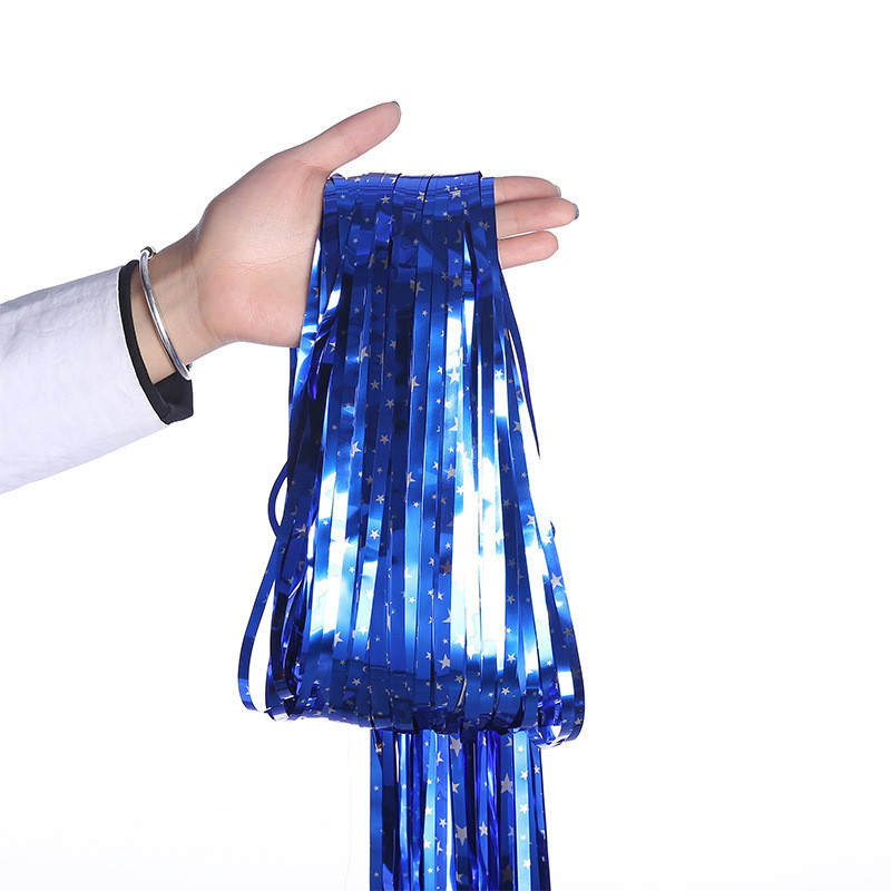 Дождик для фотозоны с принтом звезд 2 м на 1 м синий Киев - изображение 3