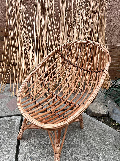 Крісло плетене з лози Київ - фото 2