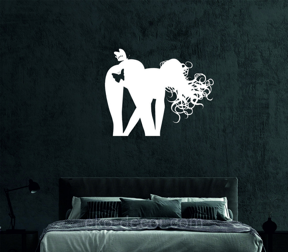 Декоративне настінне Панно «Сілует жінки», Декор на стіну 90*72 см, Білий Київ - фото 4