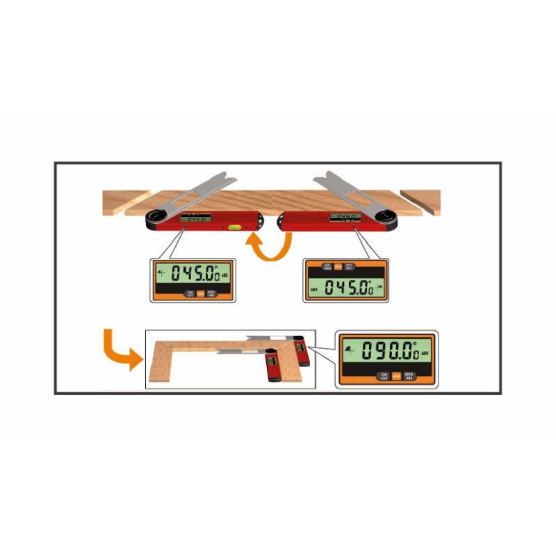 Цифровий електронний кутомір CMT DAF-001 Одеса - фото 3