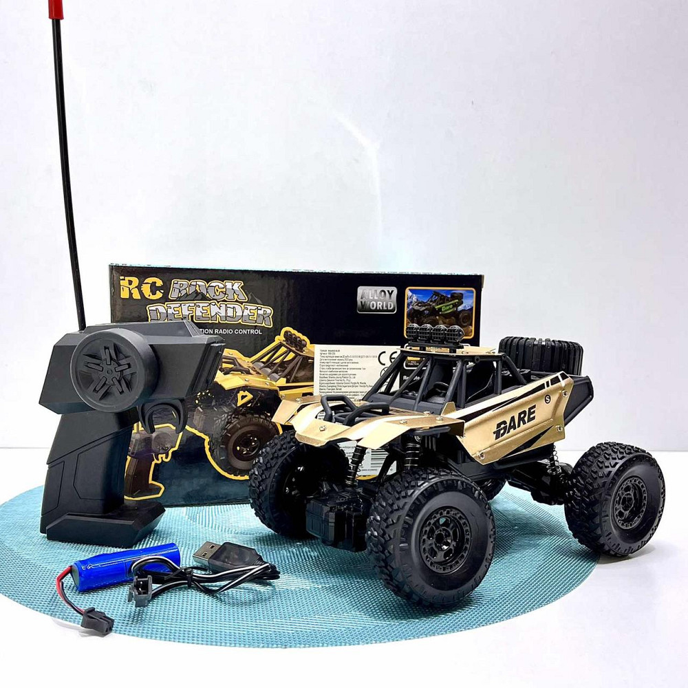 Джип на радіокеруванні масштаб 1:20 метал/пластик Золотистий (699-255) Чернигов - изображение 3