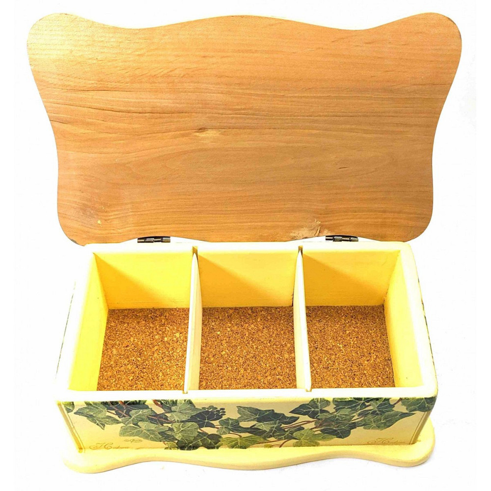 Скринька дерев'яна з фігурною кришкою Оливки Київ - фото 2