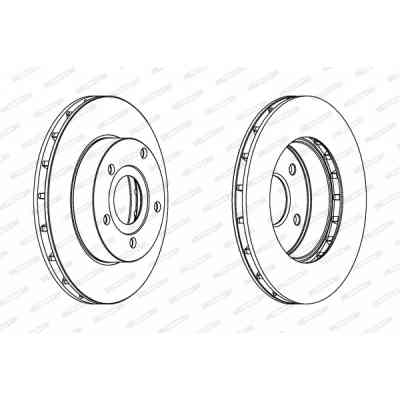 Тормозной диск FERODO DDF1169C Винница