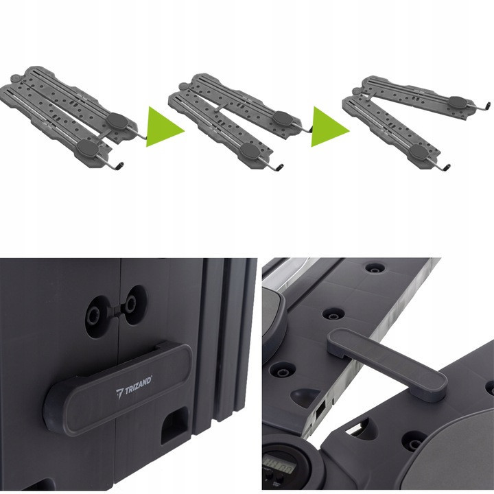 Дошка багатофункціональна зі стійкою для пілатесу, вправи з йоги Trizand (26343) Нововолинськ - фото 8