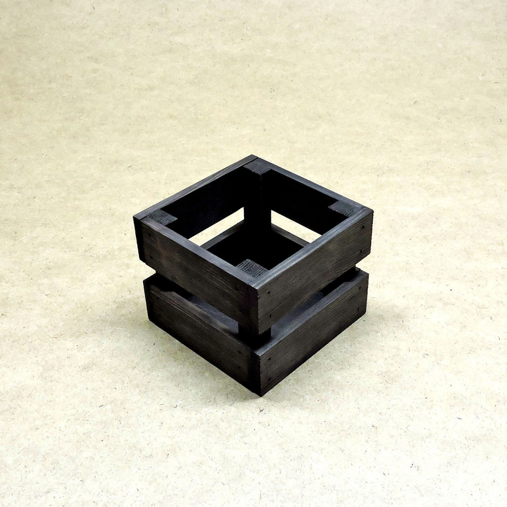 Короб для зберігання "Мілена" 125х125мм венге Миколаїв - фото 1