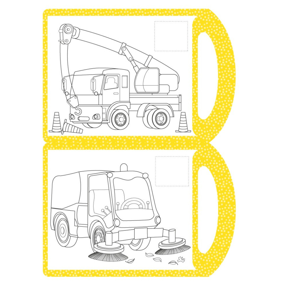 Дитяча розмальовка "Техніка" РМ-68-06, 16 наліпок Вінниця - фото 2