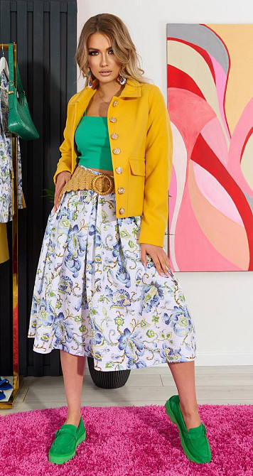 Укороченное кашемировое пальто (42) Киев - изображение 2