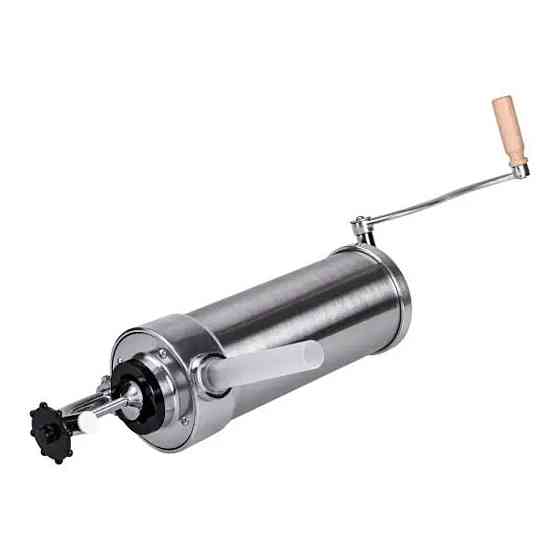 Шприц для ковбаси 2.5 л з нержавіючої сталі, 4 насадки Київ