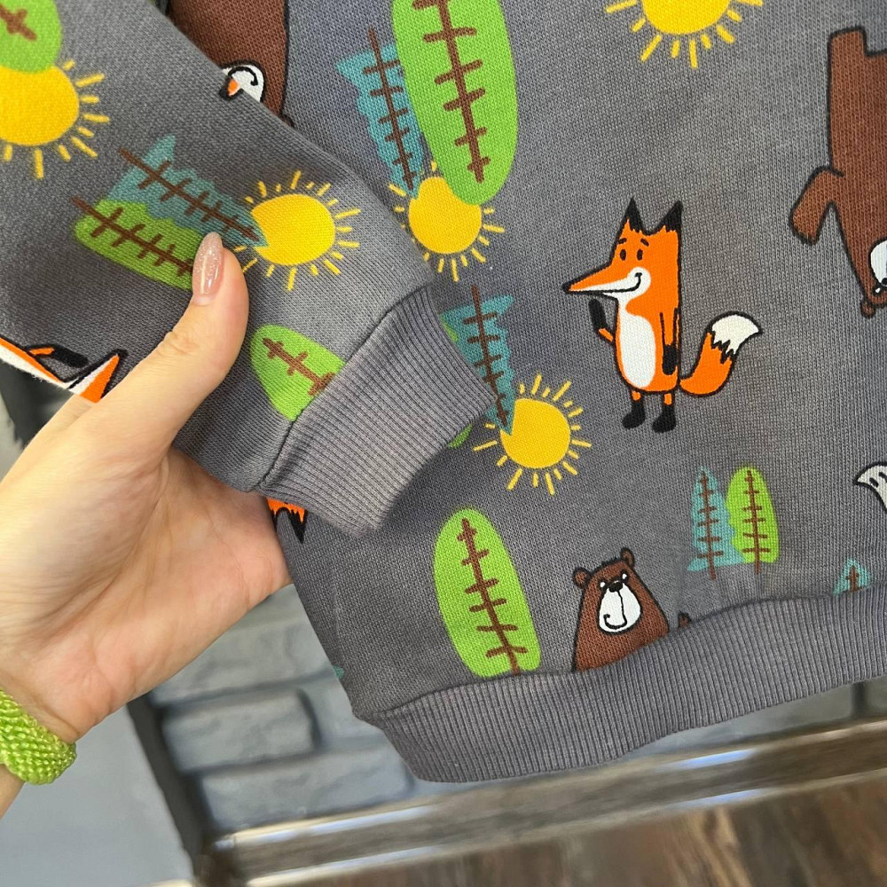 Дитяча кофта LC Waikiki Сіра 3-4 роки (98-104 см) Київ - фото 5