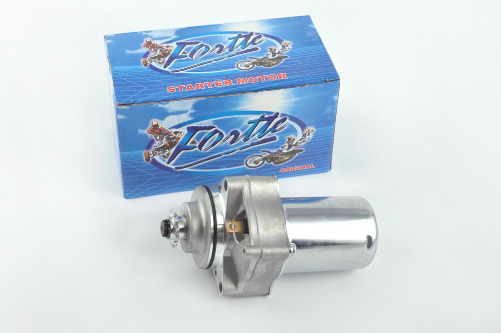 Електростартер JH-70 (мопед Дельта, мотоцикл Альфа) (хром) Мукачево - фото 1