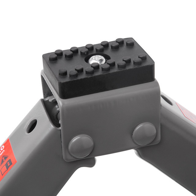 Домкрат INTERTOOL GT0180, механічний ромбоподібний 1т., гумовий упор., 92-340 мм, міцний металевий домкрат Івано-Франківськ - фото 2