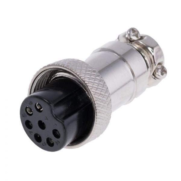 Разъём MIC 327, (гнездо), под кабель, 7pin, диам.-16мм Полтава - изображение 1