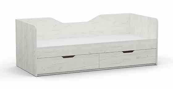 Ліжко односпальне L-3, Дуб Крафт Білий, 1932х850х700 Львів