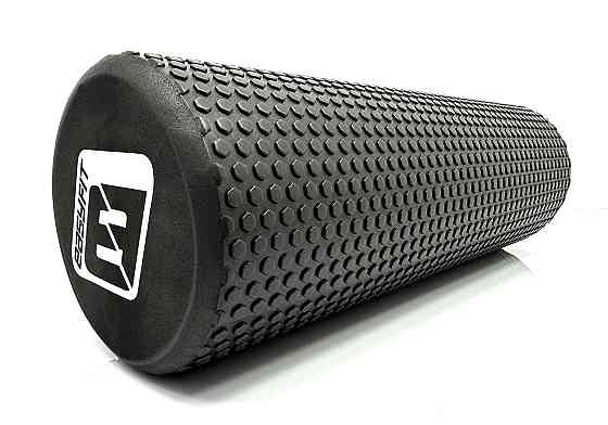 EasyFit Масажний ролер EasyFit Foam Roller 45 см Чорний Київ
