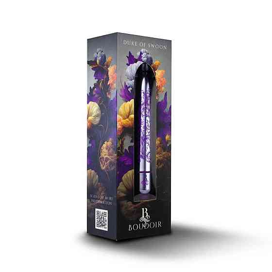Вибропуля Rocks Off Boudoir RO-90mm Duke of Swoon, 10 режимов Sex Aura Киев