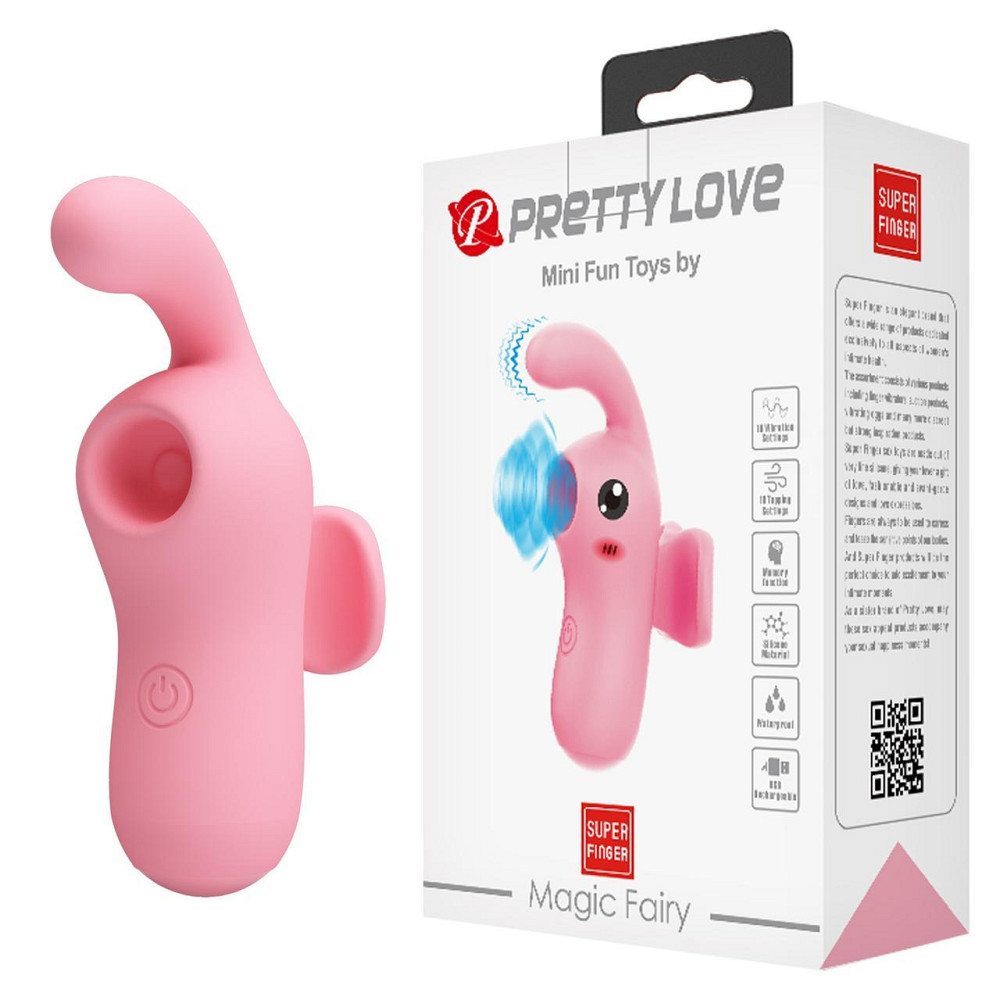 Вибростимулятор PRETTY LOVE MAGIC FAIRY, 10 vibration functions 10 tapping functions Memory function Sex Aura Киев - изображение 1