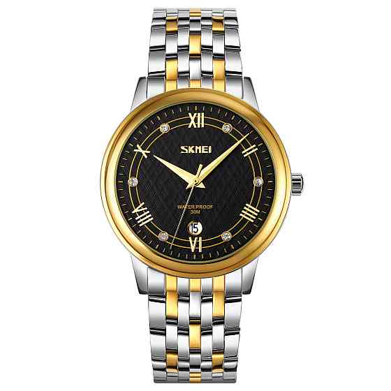 Skmei 9272TGDBK-B Gold/Silver-Black Men SBR Київ