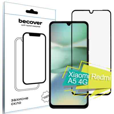 Скло захисне BeCover Xiaomi Redmi A5 4G Black (713418) Вінниця