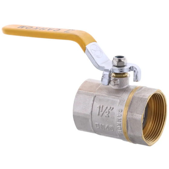 Кран кульовий СК 1 1/2" ГГВ YELLOW ART.602 (WP0084) Київ