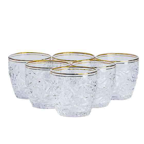 TS Kitchen Набір склянок із 6 штук по 300 мл скляний прозорий Київ