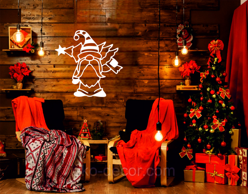 Декоративне настінне Панно «Гном», Декор на стену Київ - фото 5