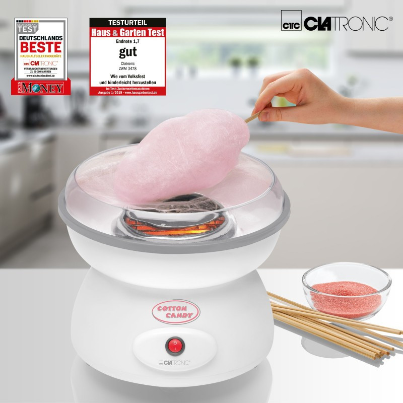 Аппарат для приготовления сладкой сахарной ваты Clatronic ZWM (3478) 500 Вт Нововолынск - изображение 4