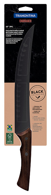 Ніж для м'яса Tramontina Churrasco Black, 253 мм (6740824) Київ - фото 5