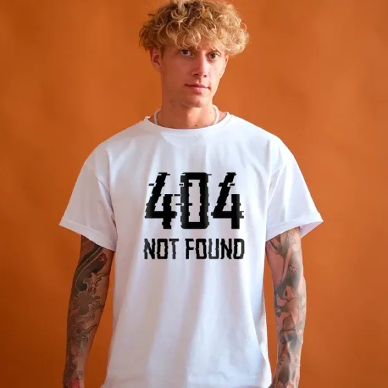 Футболка чоловіча з  принтом 404 Розмір 48 Anime0043 Дніпро