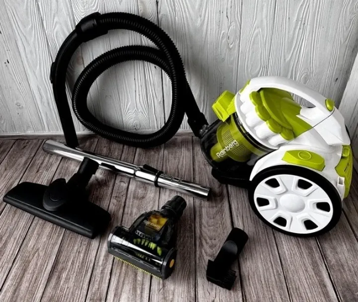 Циклонний Пилосос Rainberg RB-651TB колбовий без мішка, 3л, 2500Вт для сухого прибирання поверхні, 3 насадки Одеса - фото 4