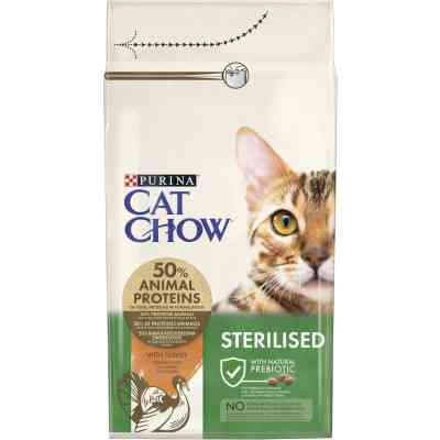 Сухий корм для кішок Purina Cat Chow Sterilised з індичкою 1.5 кг (7613287329516) Вінниця