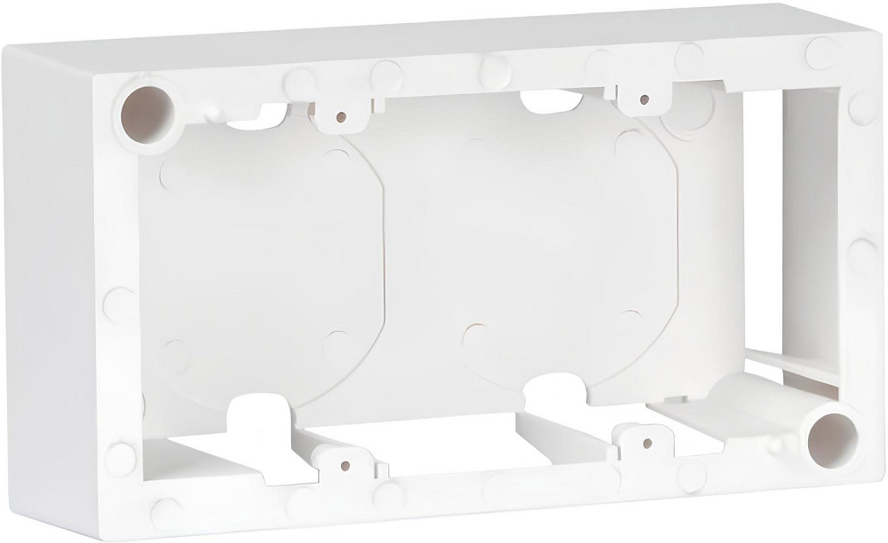 Коробка для настінного монтажу для 4 модулів, Fibrain, 45х90 mm, біла (RAL9010) Винница - изображение 1