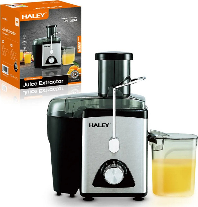 Портативний блендер-соковижималка Haley HY-964 1000Вт: дорожній міні-блендер для смузі, фрешів та коктейлів Одеса - фото 1