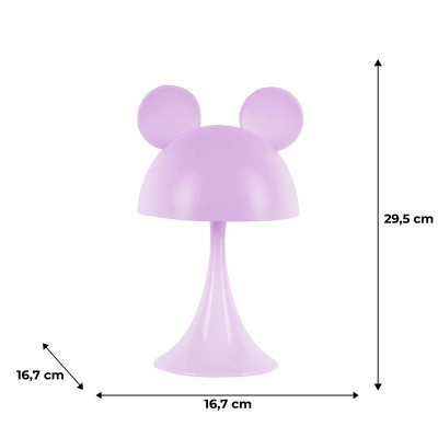 Нічник Kite Світильник LED з акумулятором Simple Mouse, фіолетовий (K25-317-2-5) Вінниця - фото 6