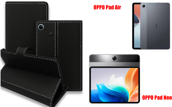 Книжка-трансформер для планшета Oppo Pad Air, Pad Neo, колір Black Київ