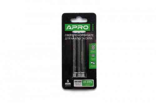 Свердло трубчасте з алмазним напиленням 4 мм (3 шт. у пачці) APRO Рівне