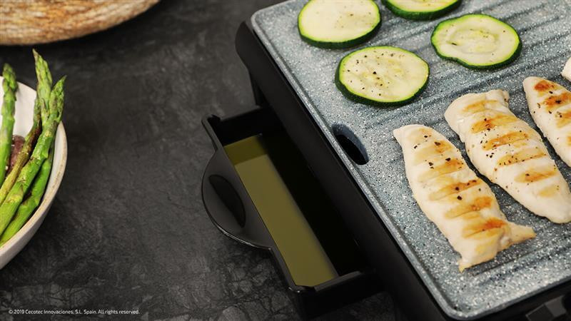 Гриль Cecotec Rock"nGrill 1500 Rapid CCTC-03065 (8435484030656) ( сірий, чорний ) Харків - фото 11