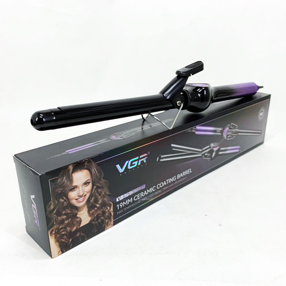 Плойка-стайлер для завивки VGR V-575 PURPLE, Плойка для волос хорошая Стайлер-плойка локонов EW-65 Львов - изображение 5