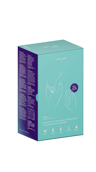 Смарт-вібратор у трусики We-Vibe Moxie+ Aqua, оновлений пульт ДК Sex Aura Київ - фото 4