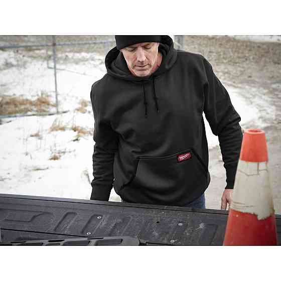 Толстовка WHB MILWAUKEE, з капюшоном, чорна, розмір M Одесса