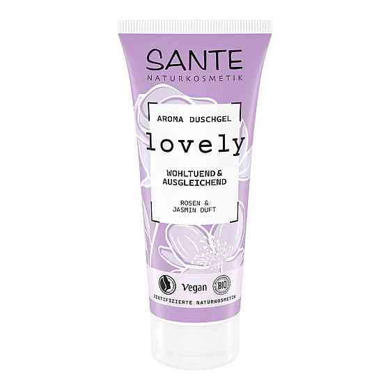 Vegan Аромагель для душа Lovely Роза и Жасмин SANTE 200 мл Киев