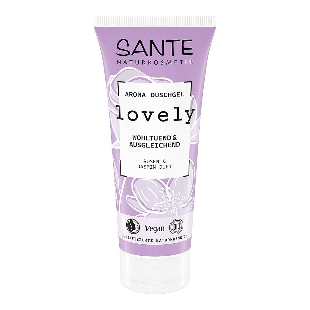 Vegan Аромагель для душа Lovely Роза и Жасмин SANTE 200 мл Киев - изображение 2