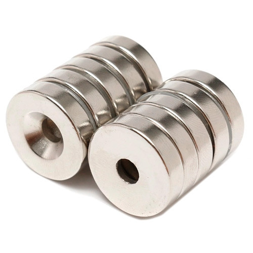 Магниты неодимовые крепежные 18x4мм N50 с отверстием зенковкой 5мм 10шт Винница - изображение 1