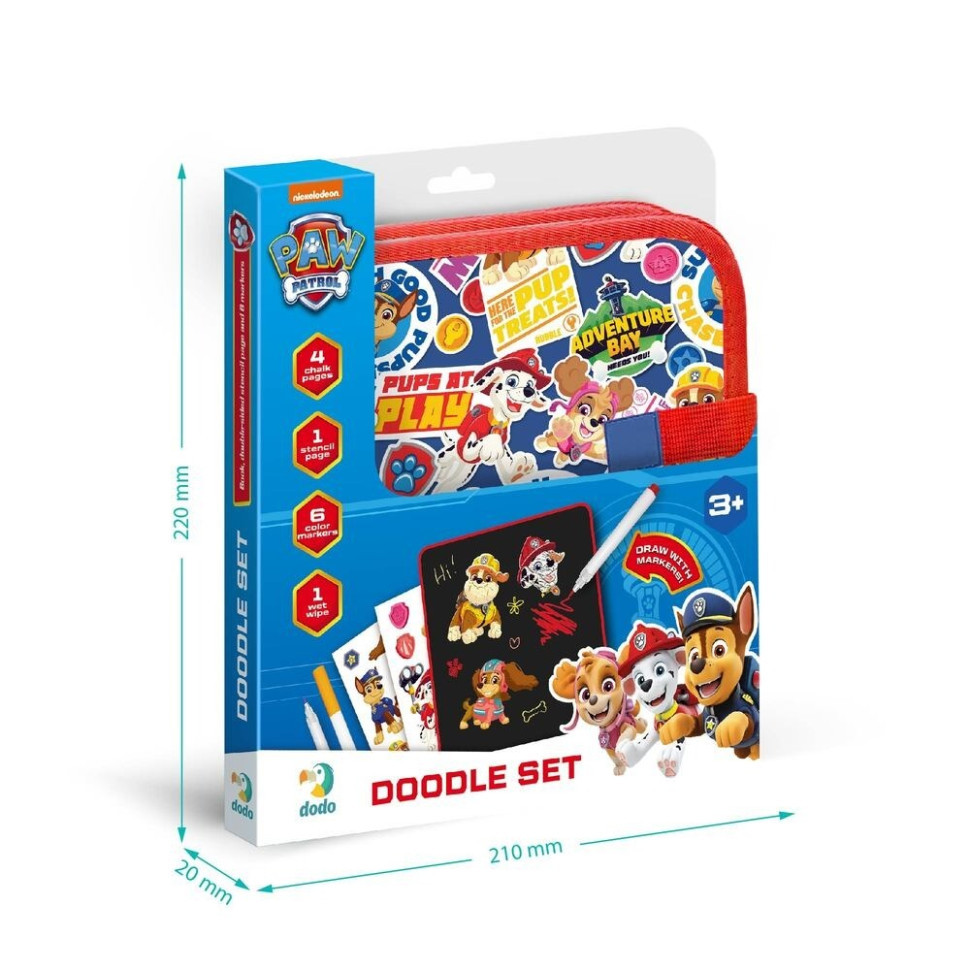 Дитяча набір для малювання "Paw Patrol" 200518, 6 кольорових маркерів Вінниця - фото 5