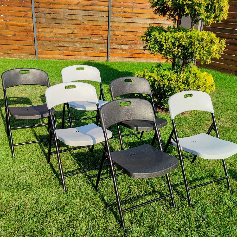 Складний стілець 46х52х79см Чорний SW-00001608 Дніпро - фото 6